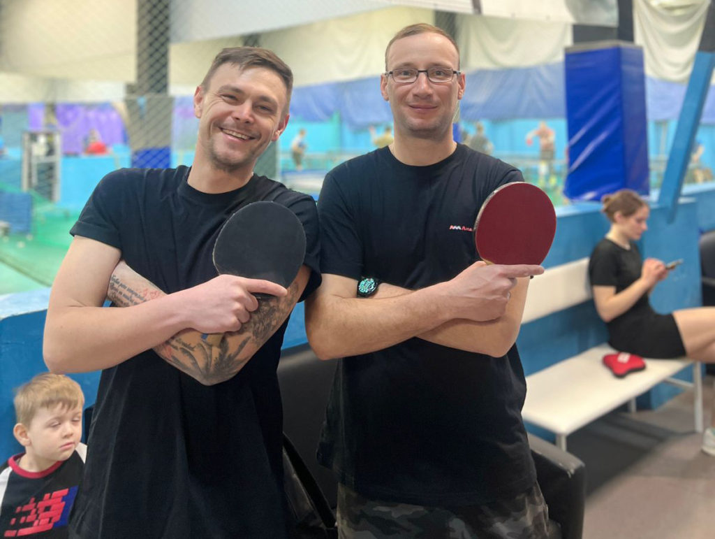 Employees of the "Leader-M" company successfully performed at the table tennis tournament